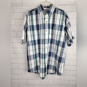 Men's Large Canyon Guide Outfitters short sleeve button up shirt. Never worn.